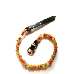 COLLARE ANTIPARASSITARIO ALL'AMBRA BALTICA NATURALE CON PERIDOTO