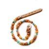 COLLARE ANTIPARASSITARIO ALL'AMBRA BALTICA NATURALE CON TURCHESE