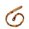 COLLARE ANTIPARASSITARIO IN AMBRA BALTICA NATURALE E AGATA