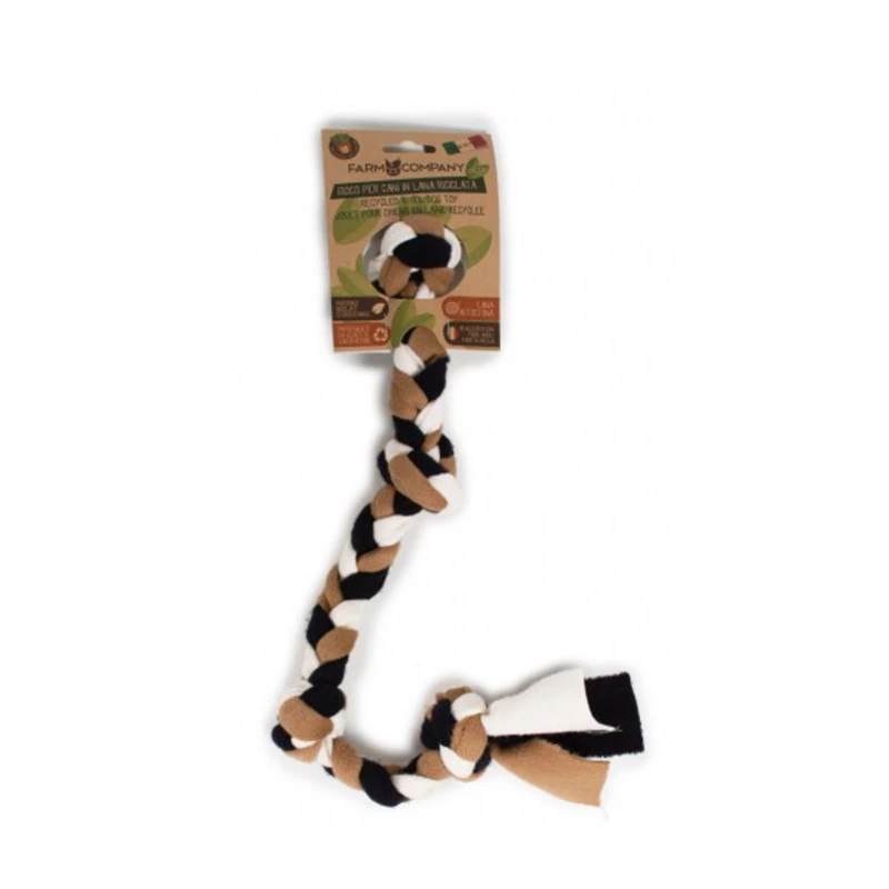 FARM COMPANY -GIOCO A 4 NODI IN LANA RICICLATA 3 FARM COMPANY -GIOCO A 4 NODI IN LANA RICICLATA