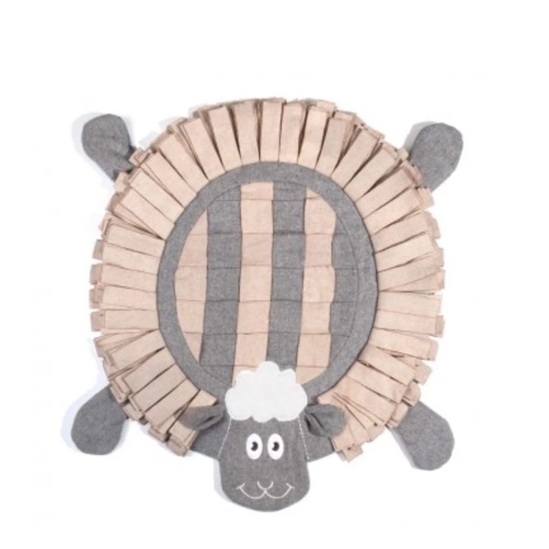 FARM COMPANY - TAPPETINO INTERATTIVO IN LANA RICICLATA - PECORA 3 FARM COMPANY - TAPPETINO INTERATTIVO IN LANA RICICLATA - PECORA