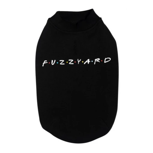 FUZZYARD - FELPA FURRENDS NERO -Negozio Biopetstore economico FUZZYARD FELPA FURRENDS NERO