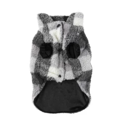 FUZZYARD - THE LUMBERJACK JACKET - BIANCO/NERO -Negozio Biopetstore economico FUZZYARD THE LUMBERJACK JACKET BIANCONERO 3