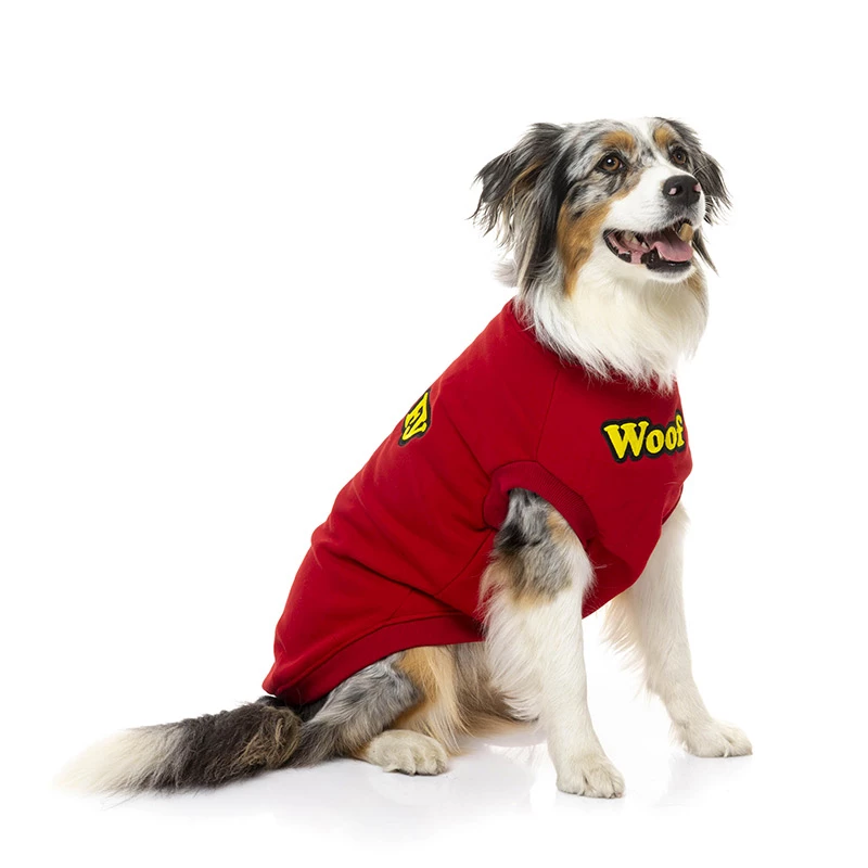 FUZZYARD - THE WOOF - FELPA ROSSO 4 FUZZYARD - THE WOOF - FELPA ROSSO - immagine 2