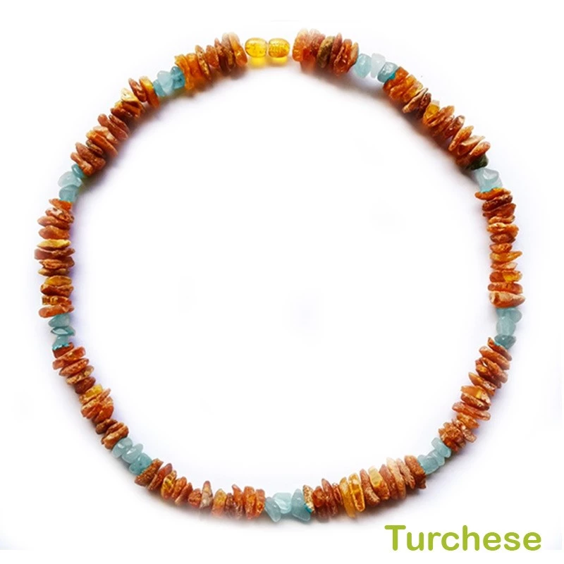 GIROCOLLO AMBRA BALTICA CON PIETRE PER CRISTALLO TERAPIA 9 GIROCOLLO AMBRA BALTICA CON PIETRE PER CRISTALLO TERAPIA - immagine 7