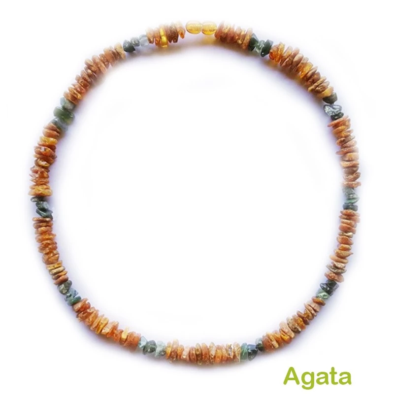 GIROCOLLO AMBRA BALTICA CON PIETRE PER CRISTALLO TERAPIA 3 GIROCOLLO AMBRA BALTICA CON PIETRE PER CRISTALLO TERAPIA