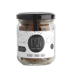 KYON - BISCOTTI CON BARBABIETOLA, SPINACI E CAROTE