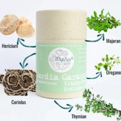 MYCANI - GIARDIA GARAUS - GIARDIA - MISCELA DI ERBE E FUNGHI MEDICALI -Negozio Biopetstore economico MYCANI GIARDIA GARAUS GIARDIA MISCELA DI ERBE E FUNGHI MEDICALI 2