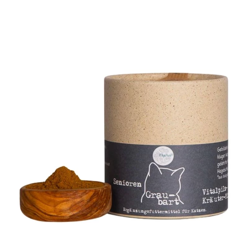 MYCANI - GRAUBART - GATTO - SUPPORTO PER GATTI ANZIANI - MISCELA DI ERBE E FUNGHI MEDICALI 3 MYCANI - GRAUBART - GATTO - SUPPORTO PER GATTI ANZIANI - MISCELA DI ERBE E FUNGHI MEDICALI