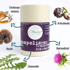 MYCANI - ORGANPOLIERER - SUPPORTO PER IL FEGATO - MISCELA DI ERBE E FUNGHI MEDICALI -Negozio Biopetstore economico MYCANI ORGANPOLIERER SUPPORTO PER IL FEGATO MISCELA DI ERBE E FUNGHI MEDICALI 1