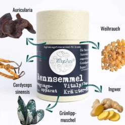 MYCANI - RENNSEMMEL - SUPPERTO SISTEMA MUSCOLO SCHELETRICO - MISCELA DI ERBE E FUNGHI MEDICALI -Negozio Biopetstore economico MYCANI RENNSEMMEL SUPPERTO SISTEMA MUSCOLO SCHELETRICO MISCELA DI ERBE E FUNGHI MEDICALI 2