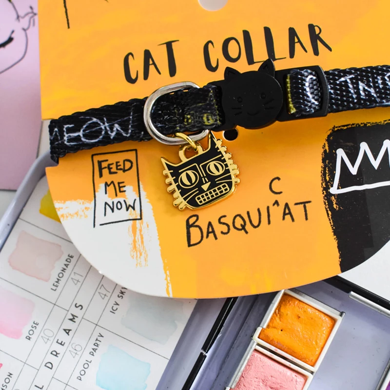 NIASKI - COLLARE GATTO - BASQUICAT 5 NIASKI - COLLARE GATTO - BASQUICAT - immagine 3