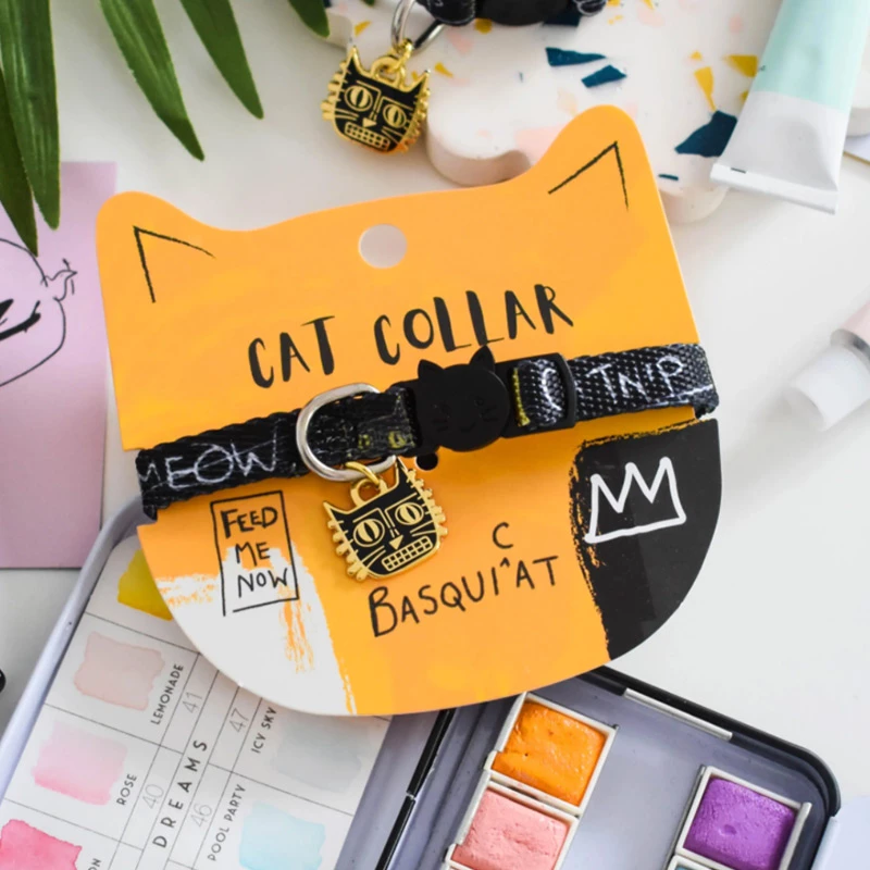 NIASKI - COLLARE GATTO - BASQUICAT 3 NIASKI - COLLARE GATTO - BASQUICAT