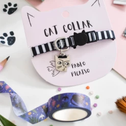 NIASKI - COLLARE GATTO - PABLO PICATSO -Negozio Biopetstore economico NIASKI COLLARE GATTO PABLO PICATSO 1