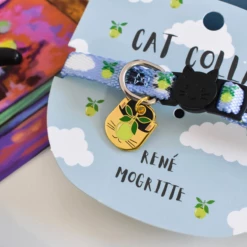 NIASKI - COLLARE GATTO - RENE' MOGRITTE -Negozio Biopetstore economico NIASKI COLLARE GATTO RENE MOGRITTE 2