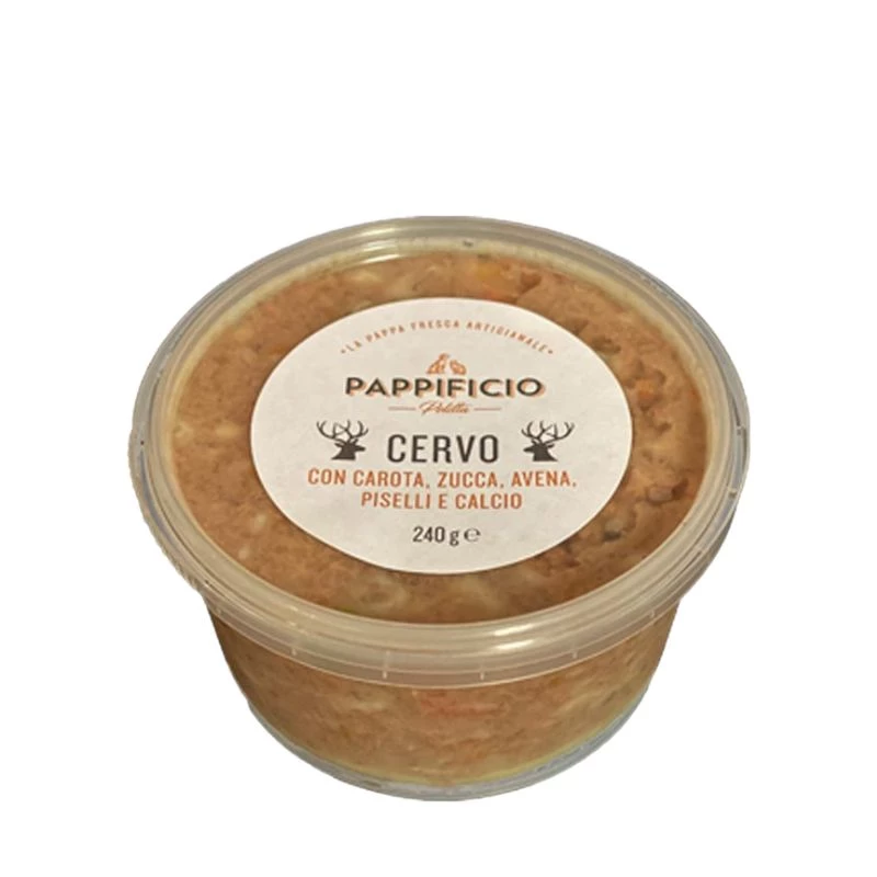 PAPPIFICIO PELITTA - CERVO CON CAROTA, ZUCCA, FIOCCHI D'AVENA E PISELLI 4 PAPPIFICIO PELITTA - CERVO CON CAROTA, ZUCCA, FIOCCHI D'AVENA E PISELLI - immagine 2