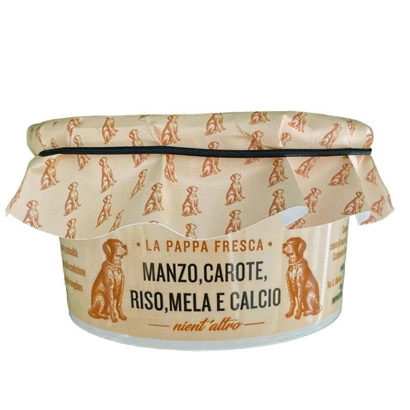 PAPPIFICIO PELITTA - MANZO CON CAROTE,RISO,MELA E CALCIO 5 PAPPIFICIO PELITTA - MANZO CON CAROTE,RISO,MELA E CALCIO - immagine 3