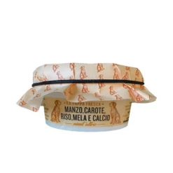 PAPPIFICIO PELITTA - MANZO CON CAROTE,RISO,MELA E CALCIO