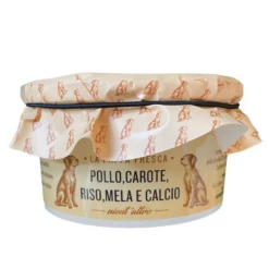 PAPPIFICIO PELITTA - POLLO CON CAROTE,RISO,MELA E CALCIO -Negozio Biopetstore economico PAPPIFICIO PELITTA POLLO CON CAROTERISOMELA E CALCIO 2