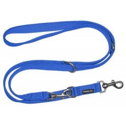 PERROS LIFE - GUINZAGLIO 3M REGOLABILE CON DOPPIO MOSCHETTONE BLU