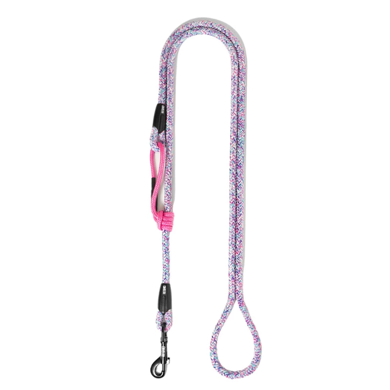 RINGHIO - GUINZAGLIO FLAMINGO MOSCHETTONE CLASSICO 180CM 3 RINGHIO - GUINZAGLIO FLAMINGO MOSCHETTONE CLASSICO 180CM