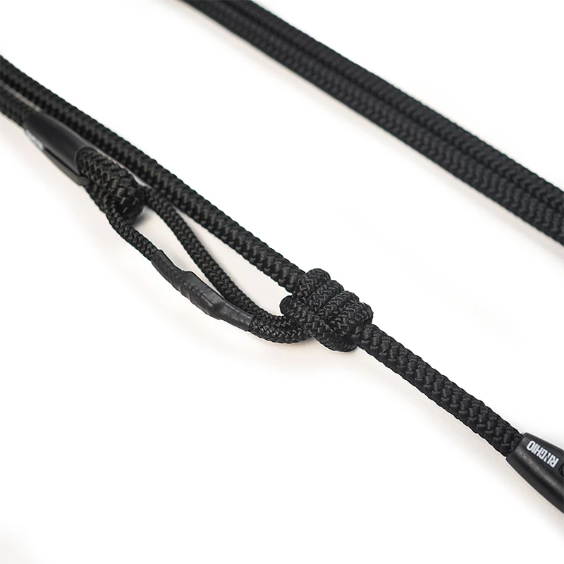 RINGHIO - GUINZAGLIO TOTAL BLACK MOSCHETTONE CLASSICO 180CM 4 RINGHIO - GUINZAGLIO TOTAL BLACK MOSCHETTONE CLASSICO 180CM - immagine 2