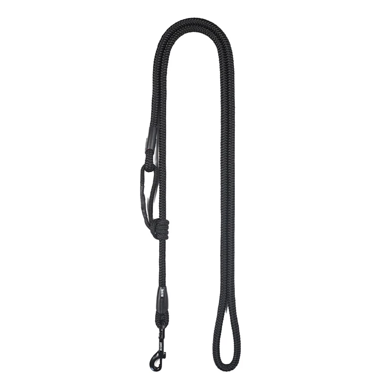 RINGHIO - GUINZAGLIO TOTAL BLACK MOSCHETTONE CLASSICO 180CM 3 RINGHIO - GUINZAGLIO TOTAL BLACK MOSCHETTONE CLASSICO 180CM