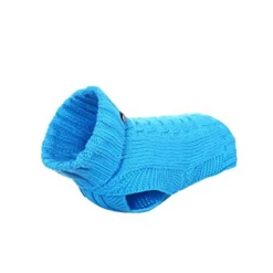 RUKKA - WOOLY MAGLIONCINO A COLLO ALTO AZZURRO