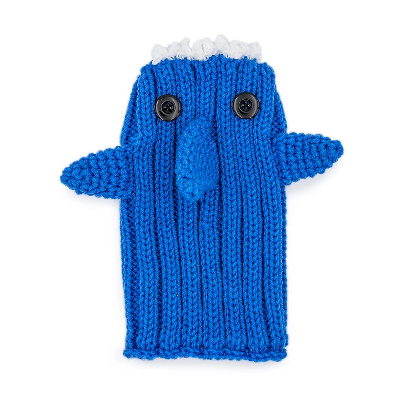 SCALDACOLLO E COPRI ORECCHIE FATTO A MANO - SQUALO 5 SCALDACOLLO E COPRI ORECCHIE FATTO A MANO - SQUALO - immagine 3