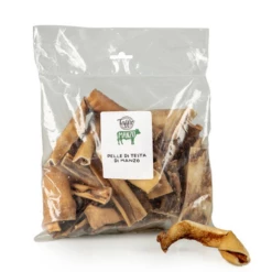 TAFFIO PET FOOD - PELLE DELLA TESTA DEL MANZO 12CM -Negozio Biopetstore economico TAFFIO PET FOOD PELLE DELLA TESTA DEL MANZO 12CM 2