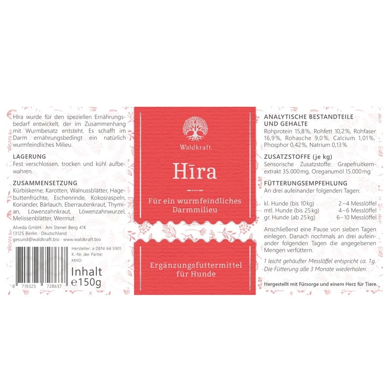 WALDKRAFT - HIRA - RIMEDIO CONTRO I PARASSITI INTESTINALI 4 WALDKRAFT - HIRA - RIMEDIO CONTRO I PARASSITI INTESTINALI - immagine 2