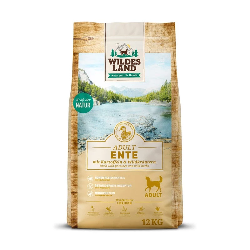 WILDES LAND - CLASSIC ADULT - ANATRA CON PATATA ED ERBE SELVATICHE 3 WILDES LAND - CLASSIC ADULT - ANATRA CON PATATA ED ERBE SELVATICHE